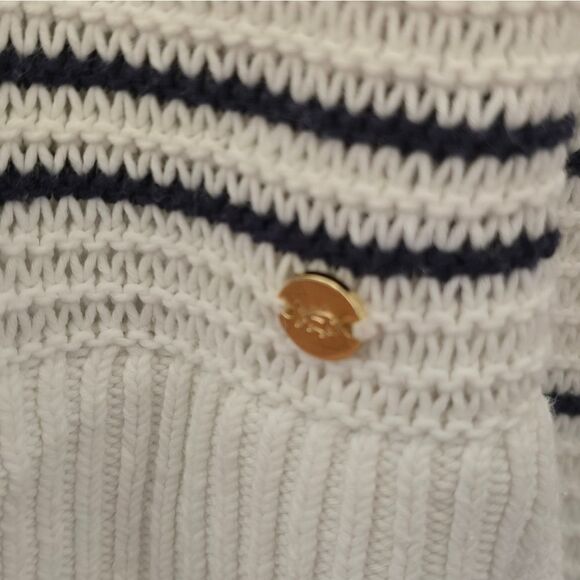 Southern Tide Navy Striped Sweater - Picture 3 of 4